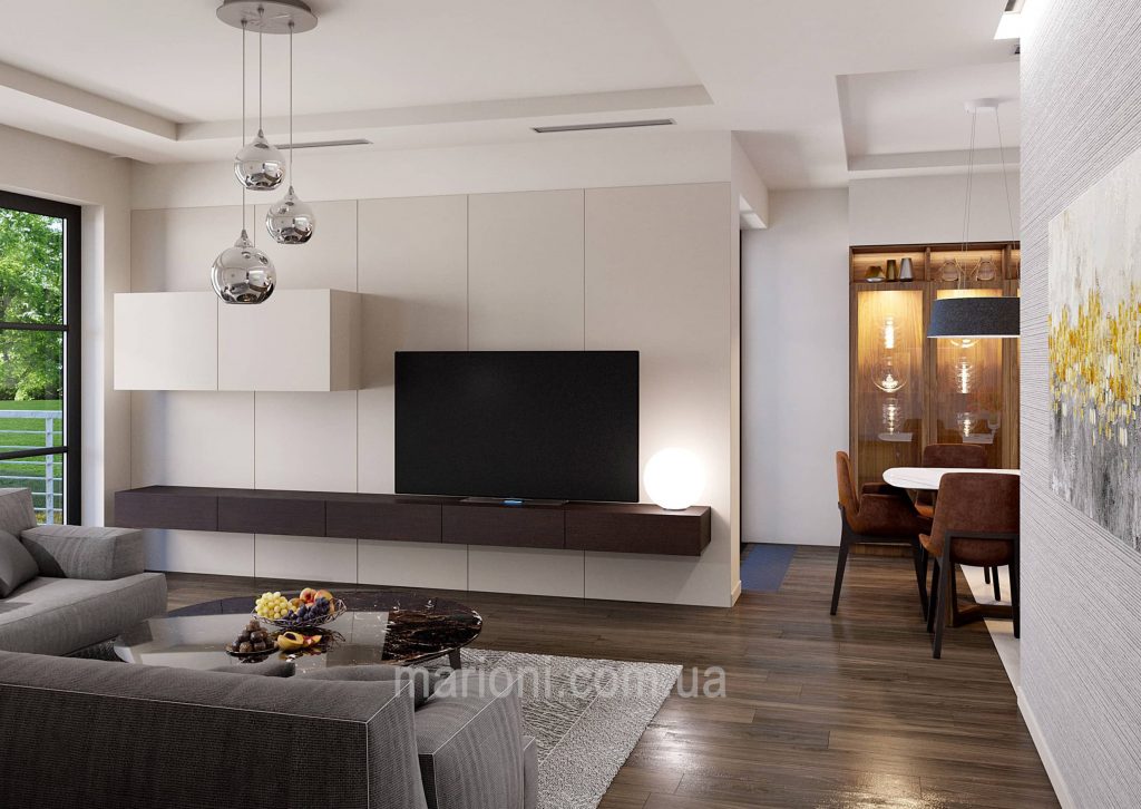 Изображение к проекту Дизайн интерьера 5- комнатной двухуровневой квартиры в жилом комплексе в пгт.Козин