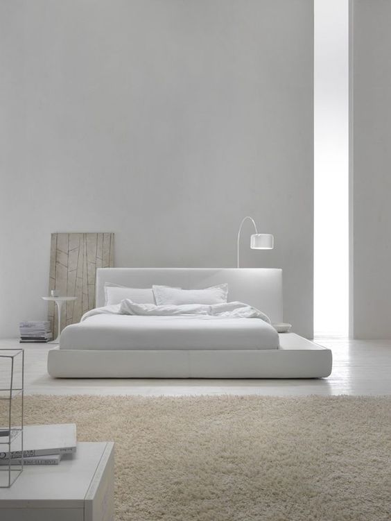 Изображение к проекту Дизайн спальни в стиле минимализм